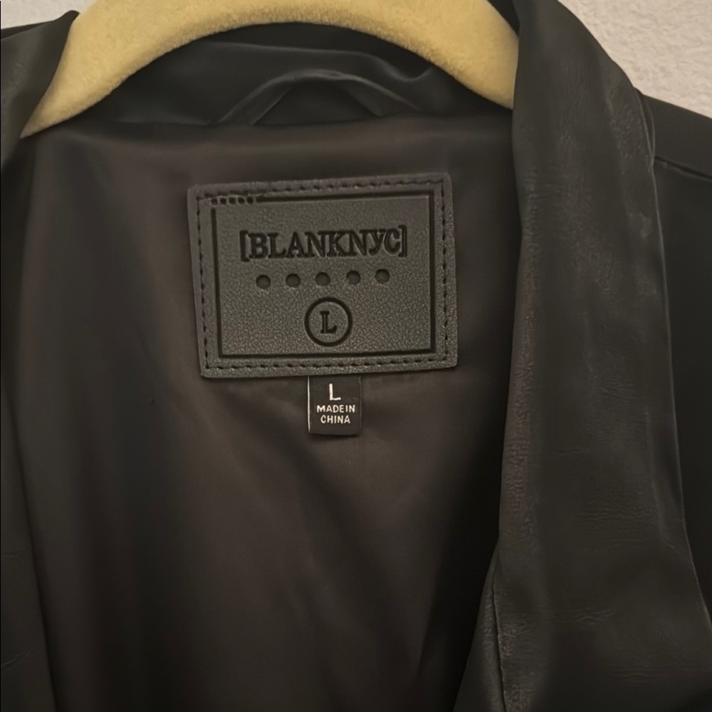 Blank NYC Black Leather Jacket